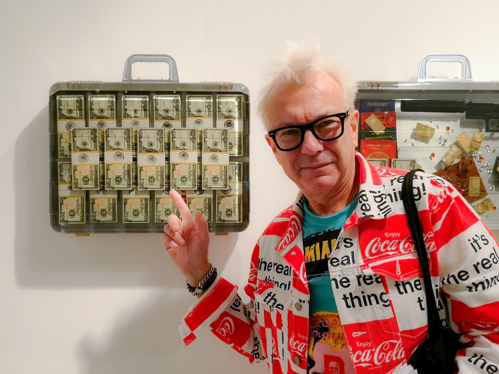 Mr Dollar with Dollars 